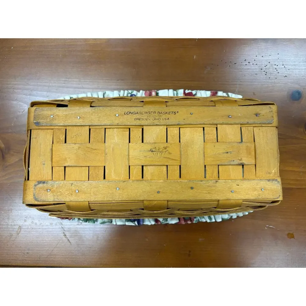 LongBerger Rectangular Woven Basket- 1998 Fruit Liner